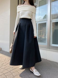 STYLEVOICE/マトラッセジャガードスカート/その他スカート